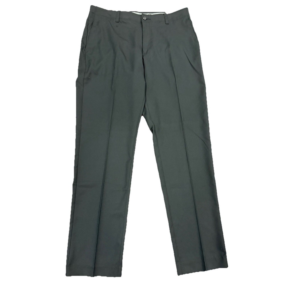 Pro Tour Flat Front Comfort‎ Stretch Tech Pants Caviar 34 x 32 MWT